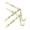 Alta 20" Twisted Gold Lowrider Cage Twist Continental Spare Tire Kit view 1