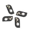 3 Pack Archery Magnetic Arrow Rest Recurve Bow Arrow Rest for Right Hand Left Hand Hunting Shooting Targeting Accessory (Left)
