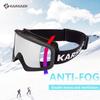 Karsaer Ski Goggles Anti-Fog Snow Goggles OTG 100% UV Protection Snowboard Goggles Bendable Dual-Lenses for Men Women Youth view 3