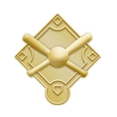 Crown Awards 1" x 1" Baseball Pins, Perfect Baseball Gold Lapel Pins to Reward Everyone On The Team 100 Pack Prime