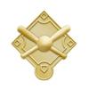 Crown Awards 1" x 1" Baseball Pins, Perfect Baseball Gold Lapel Pins to Reward Everyone On The Team 100 Pack Prime view 1