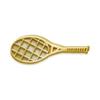 .37" x 1" Tennis Pins, Perfect Chenille Tennis Gold Lapel Pins To Reward Tennis Players 100 Pack view 1