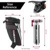 ROCKBROS Bike Saddle Bag Small Seat Bag Bicycle Bag Under Seat Bike Accessories Storage Pouch Ultralight Cycling Wedge Pack for Road Mountain MTB Foldable Bike view 2