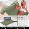 4Monster Quick Dry Travel Towel with Case & Carabiner  Super Absorbent Microfiber Gym & Camping Towel. Compact, Lightweight, Fast Drying for Beach, Swimming, Hiking, Backpacking view 2