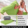 4Monster Quick Dry Travel Towel with Case & Carabiner  Super Absorbent Microfiber Gym & Camping Towel. Compact, Lightweight, Fast Drying for Beach, Swimming, Hiking, Backpacking view 2