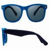 COOLSOME Kids Flexible Polarized Sunglasses for Boys Girls Age 3-10 with Straps (Blue & Blue) view 2