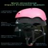 XJD Kids Bike Helmet,Multi-Sport Protective Gear Set for 3-5-8-14 Years Boys Girls with Knee and Elbow Pads Wrist Guards fit Roller Skates,Cycling,Skateboarding,Skating Scooter (Pink, Medium) view 3