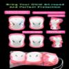 XJD Kids Bike Helmet,Multi-Sport Protective Gear Set for 3-5-8-14 Years Boys Girls with Knee and Elbow Pads Wrist Guards fit Roller Skates,Cycling,Skateboarding,Skating Scooter (Pink, Medium) view 4