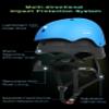 XJD Kids Bike Helmet,Multi-Sport Protective Gear Set for 3-5-8-14 Years Boys Girls with Knee and Elbow Pads Wrist Guards fit Roller Skates,Cycling,Skateboarding,Skating Scooter (Blue, Medium) view 3