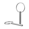2 Pack Quick Release Pins, Diameter 3/16 inch(5mm), Usable Length: 0.95inch(24mm) ,Full 316 Stainless Steel Marine Hardware Bimini Top Pin for Ship Outfitting/Shipbuilding view 3