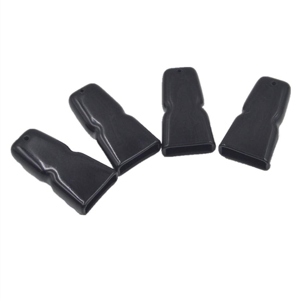 amololo Premium Quality Longbow Rubber Bow Tip Protector Recurve Bow Limb Tip Protector (2 Pair/Pack)