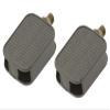 Alta Flat Square Platform Barefoot Surface Style Bicycle Pedals in Black, Multiple Sizes (9/16") view 1