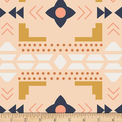Art Gallery Fabrics Art Gallery Arizona Desert Blanket Jersey Knit, Warm Pink
