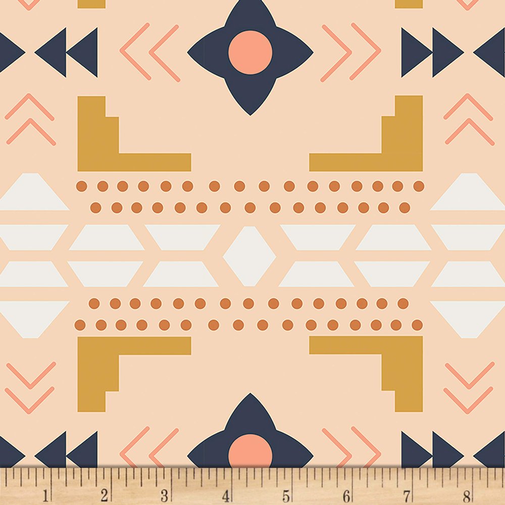 Art Gallery Fabrics Art Gallery Arizona Desert Blanket Jersey Knit, Warm Pink
