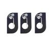 3 Pack Archery Magnetic Arrow Rest Recurve Bow Arrow Rest for Right Hand Left Hand Hunting Shooting Targeting Accessory (Right)