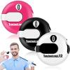 Frienda 3 Pieces Golf Score Counter Mini Golf Stroke Counter with One Touch Reset and Simple Attachment to Scorekeeper Glove in (Red,White,Black) view 1