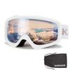 Karsaer Ski Goggles Anti-Fog Snow Goggles OTG 100% UV Protection Snowboard Goggles Bendable Dual-Lenses for Men Women Youth view 1