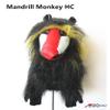 A99 Golf Cute Animal Mandrill Monkey Head Cover Wood Headcover Great Gift - Fits Driver view 2