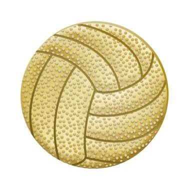 1" x 1" Volleyball Pins, Chenille Pins Perfect Volleyball Chenille Pins To Reward Everyone On The Team 30 Pack