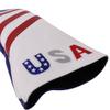 Craftsman Golf Red/White/Blue USA Flag Driver Fairway Wood Hybrid Cover Headcover Blade Mallet Putter Cover (4pcs (D+F+F+H)) view 3