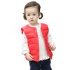 Toddler Boys Girls Winter Warm Waistcoat Coats Jacket for 1-5 Years Old Child Solid Striped Vest Outwear Clothes (4-5 Years Old, Red) view 1