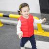 Toddler Boys Girls Winter Warm Waistcoat Coats Jacket for 1-5 Years Old Child Solid Striped Vest Outwear Clothes (4-5 Years Old, Red) view 4
