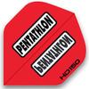 US Darts - 3 Sets (9 Flights) Pentathlon Red HD150 Standard Dart Flights view 1