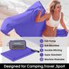 4Monster Camping Towels Super Absorbent, Fast Drying Microfiber Travel Towel, Quick Dry Ultra Soft Compact Gym Towel for Swimming Beach Hiking Yoga Travel Sports Backpack (20.00" x 12.00", Purple) view 2