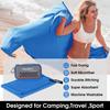 4Monster Quick Dry Travel Towel with Case & Carabiner  Super Absorbent Microfiber Gym & Camping Towel. Compact, Lightweight, Fast Drying for Beach, Swimming, Hiking, Backpacking view 2