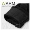 Alepo Womens Winter Warm Gloves, Contrast Color Design Touchscreen Texting Fleece Lined Windproof Driving Gloves Hand Warmer (Black-M) view 2