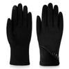 Alepo Womens Winter Warm Gloves, Contrast Color Design Touchscreen Texting Fleece Lined Windproof Driving Gloves Hand Warmer (Black-M) view 4