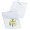 Personalized Embroidered Golf Towel with Monogram Design and Initials  Custom Trifold Towel for Golf Bags with Grommet and Carabiner Clip, Hook view 1