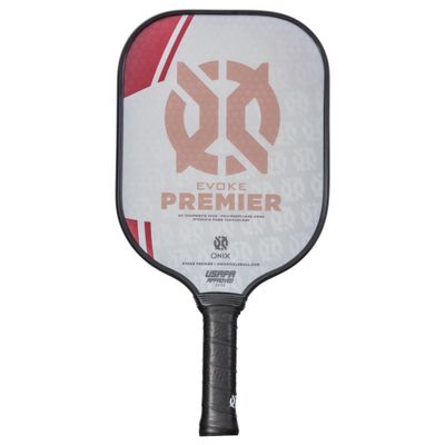 ONIX Evoke Premier Pickleball Paddle, Red, Medium