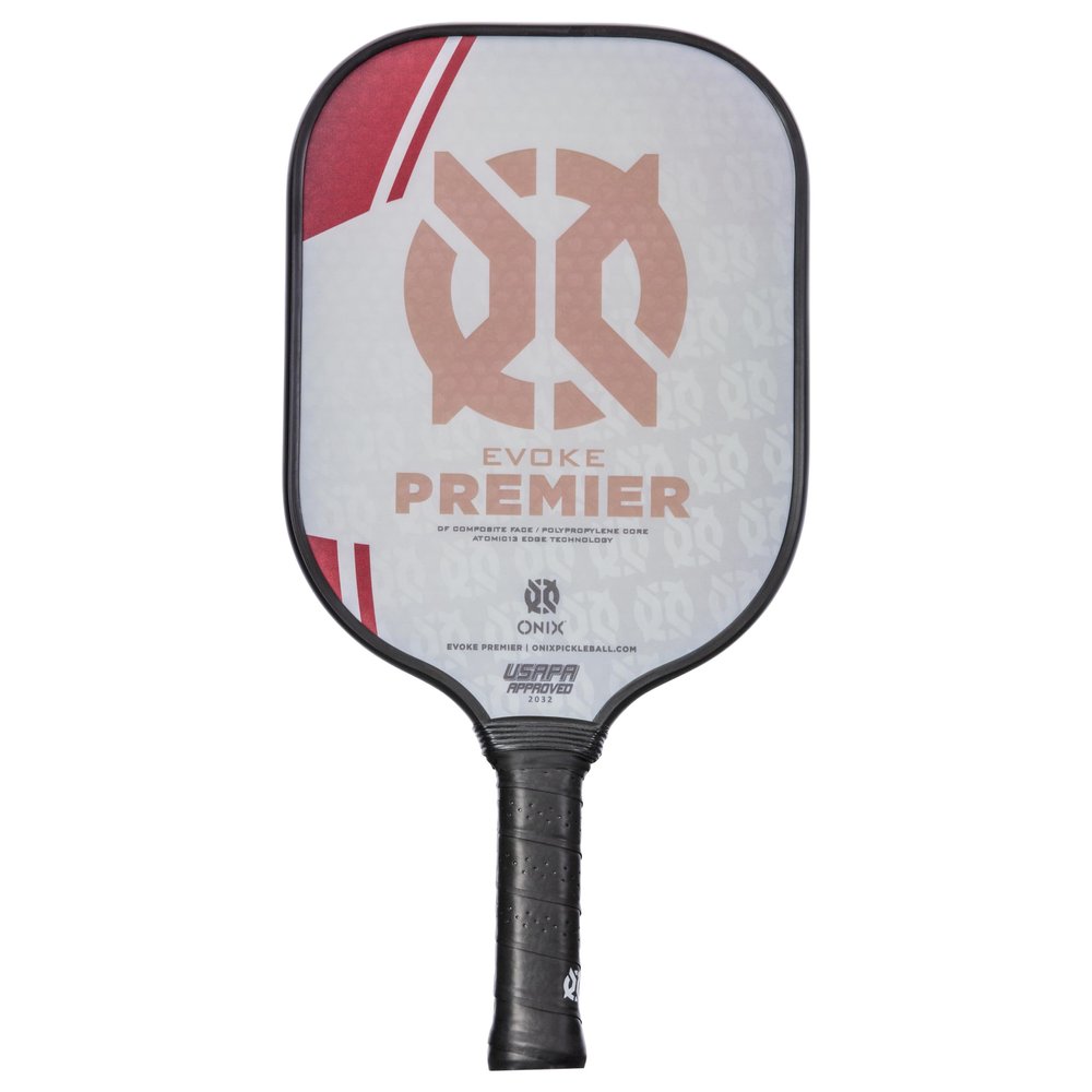 ONIX Evoke Premier Pickleball Paddle, Red, Medium