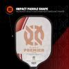 ONIX Evoke Premier Pickleball Paddle, Red, Medium view 2
