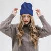 COUVER Unisex Knit Cuff 12 inch Beanie, Heather Dark Blue, 1 Piece view 2