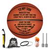 Kenon Engraved Basketball Gift for Son - Personalized Basketball Indoor/Outdoor Game Ball - Enioy The Ride and Never Forget Your Way Back Home, Graduation Birthday for Son from Dad view 1