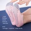 Aprilaugust Color Block Yoga Socks with Non Slip Grips, Perfect for Pilates, Barre, Ballet, Barefoot training (G_Pink 2pairs, Small) view 3