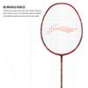 Li-Ning Blaze 100 Carbon Fibre Strung Badmiton Racket with Free Full Cover (Red/White/Navy, 84 Grams) view 2
