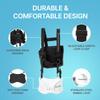 GAFFER SPORTFISHING Adjustable Fishing Belt & Shoulder Harness | Offshore Fighting Belt with Rod Holder | Foam-Padded Fish Fighting Harness | Durable Saltwater Stand-Up Rod Belt for Fishing - Black view 3