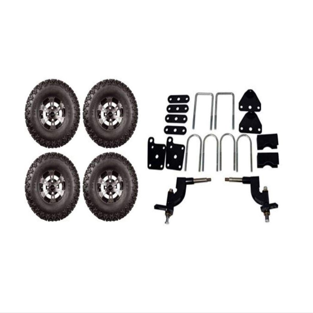 5" Deluxe Lift Kit Combo for EZGO RXV Golf Carts 2008-2013.5 with 10" Colossus