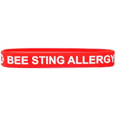 SayitBands YOUTH Sized Bee Sting Allergy Medical Alert Wristband Bracelet