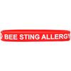 SayitBands YOUTH Sized Bee Sting Allergy Medical Alert Wristband Bracelet view 1