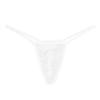 YiZYiF Men's Sexy Pearl Massage G-String Thongs Underwear Low Rise Lingerie Micro Panties White X-Large view 3