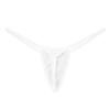 YiZYiF Men's Sexy Pearl Massage G-String Thongs Underwear Low Rise Lingerie Micro Panties White X-Large view 4