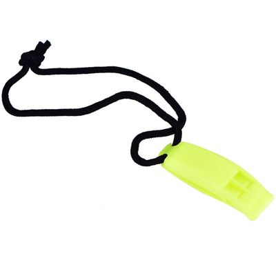 Keenso Whistle, 3Colors Safety Emergency Whistle for Diving Hiking Camping(Yellow Green)