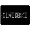 Makoroni - I Love Renate - Street Sign 12"x18" Aluminum, Des n99 view 1