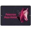 Makoroni - Peruvian PASO Horse Horse Horses - Street Sign 12"x18" Aluminum, Des s44 view 1