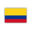 Colombian Flag Decal Sticker Vinyl Made in USA (2" x 1") view 1