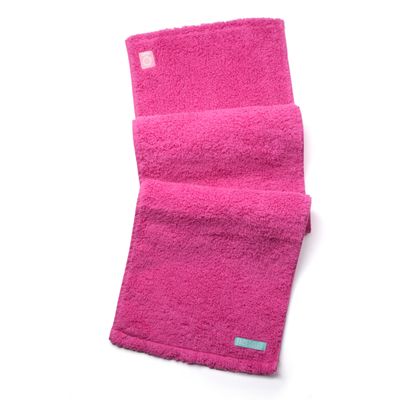 FACESOFT Eco Friendly Gym Towel for Working Out - Soft and Absorbent Cotton Exercise - No Synthetic Microfibers or Plastics - Sweat Towel for Gym, Fitness, Sports, Yoga - Pink - 1 Pc